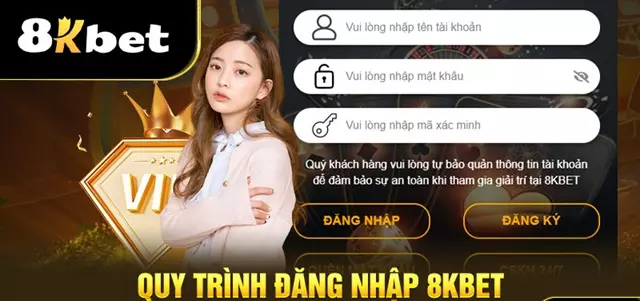 Đăng nhập tài khoản 8Kbet
