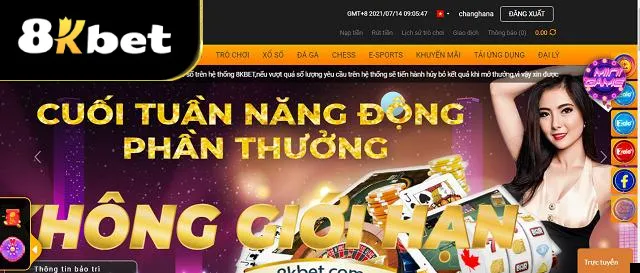 Tham gia cá cược tại 8kbet casino để có cơ hội nhận thưởng hàng triệu đồng
