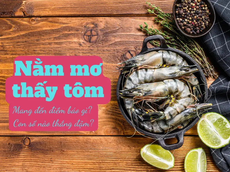 nằm mơ thấy tôm